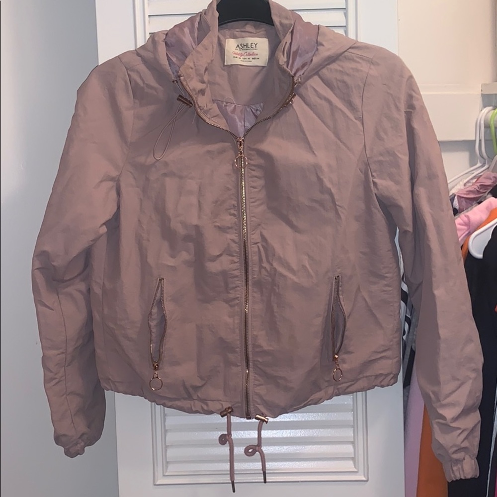 Tan Bomber Jacket